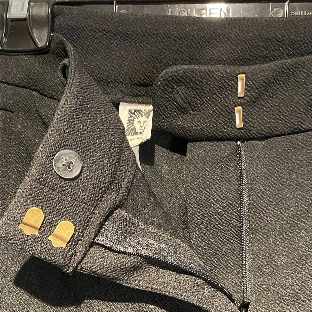 NWOT Anne Klein Black Women's Trousers - Picture 7 of 11
